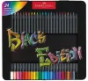 Faber-Castell Black Edition színes ceruza készlet - fémdobozos - 24 db