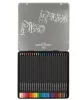 Faber-Castell Black Edition színes ceruza készlet - fémdobozos - 24 db
