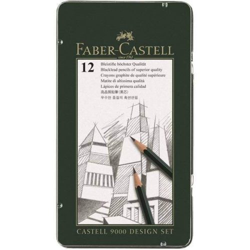 Faber-Castell CASTELL 9000 12db-os grafit ceruza készlet (design)