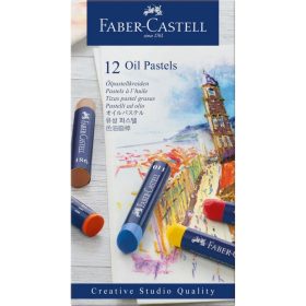   Faber-Castell Creative Studio Olajpasztell - 12 darabos készlet