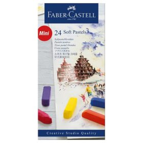   Faber-Castell Creative Studio porpasztell, 24 db - félkrétás