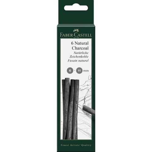 Faber-Castell Pitt natúr széncsomag - 6 darabos