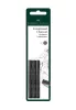 Faber-Castell préselt faszén készlet, 3 db, puha