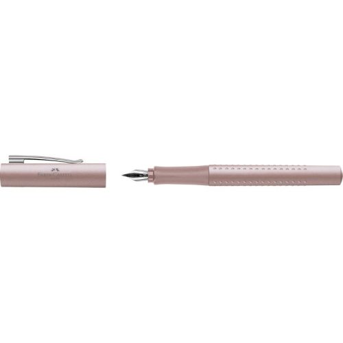 Faber-Castell GRIP 2011 töltőtoll F (vékony), több színben, Halvány rózsa