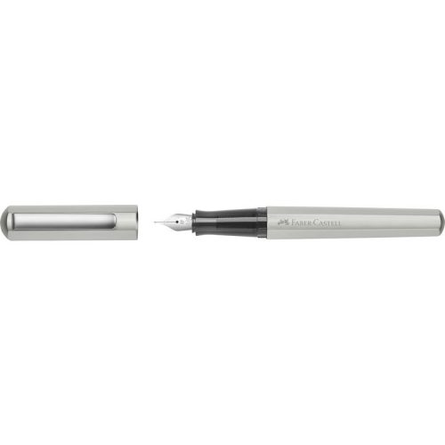 Faber-Castell Hexo Matt töltőtoll - Ezüst, EF