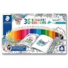 Staedtler Ergosoft színes ceruza készlet 36 db-os, fémdobozos