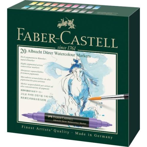 Faber-Castell Albrecht Dürer akvarell ecsetfilc készlet, 20 db