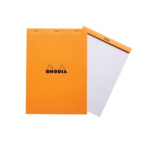 Clairefontaine Rhodia Orange kockás jegyzettömb - A5