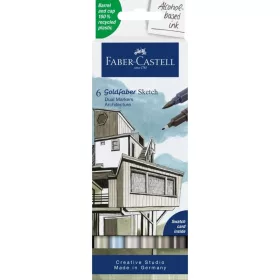   Faber-Castell Goldfaber alkoholos marker készlet -  6 db, Építészet