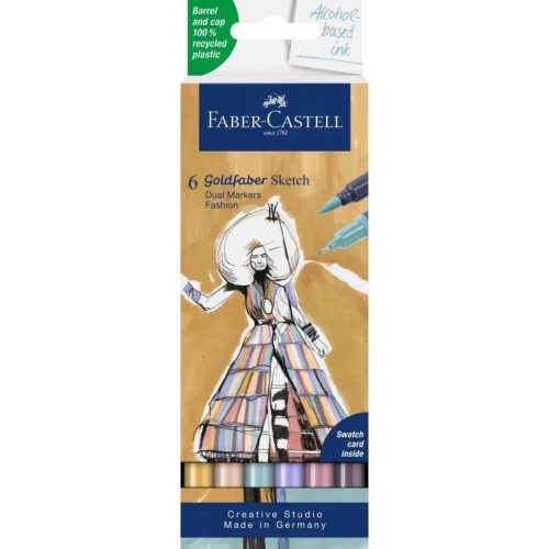 Faber-Castell Goldfaber alkoholos marker készlet -  6 db, Divat