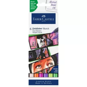  Faber-Castell Goldfaber alkoholos marker készlet -  6 db, Képregény