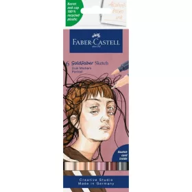   Faber-Castell Goldfaber alkoholos marker készlet -  6 db, Portré