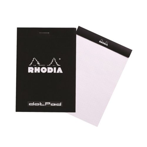 Rhodia ponthálós jegyzettömb, 80 lap - több méretben, 14,8x21 cm (A5)