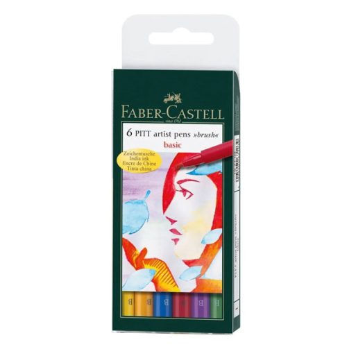 Faber-Castell ecsetfilc készlet 6 db-os - alapszínek