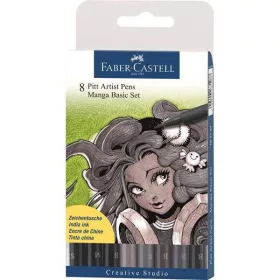 Faber-Castell 8 db-os Manga ecsetfilc alapkészlet