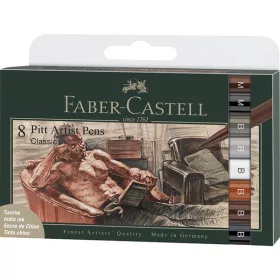 Faber-Castell Pitt Artist ecsetfilc, 8 db - Klasszikus