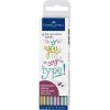 Faber-Castell PITT szépírás/kalligráfia "Metallic" filc készlet 4 db