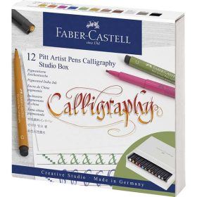 Faber-Castell Pitt kalligrafikus filckészlet, 12 db Faber-Castell Pitt kalligrafikus filckészlet, 12 db