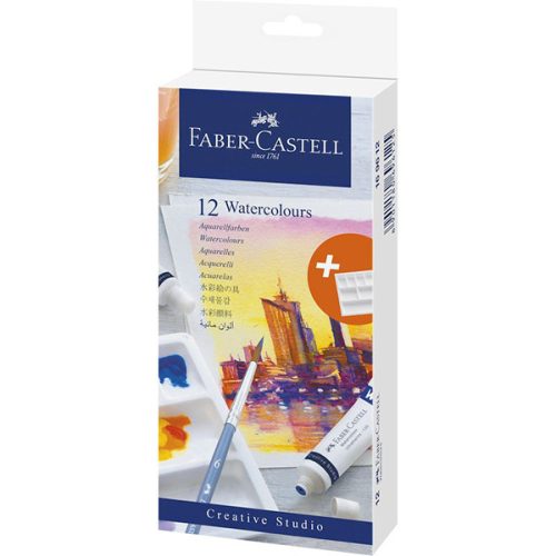 Faber-Castell tubusos akvarellfesték készlet - 12 db