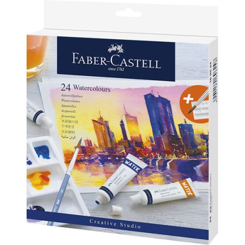 Faber-Castell tubusos akvarellfesték készlet - 24 db