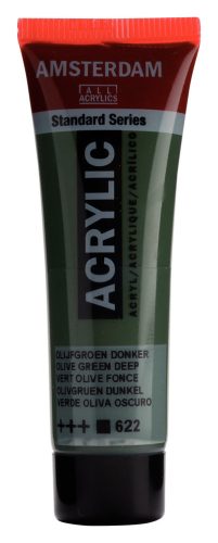 Talens Amsterdam Standard akril festék - 20 ml, 622 - Olive Green deep