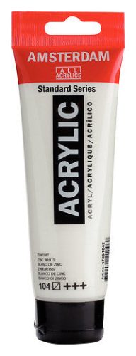 Talens Amsterdam Standard akril festék - 120 ml, 104 - Zinc White
