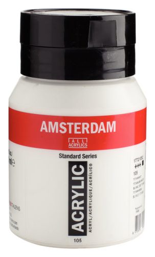Talens Amsterdam Standard akril festék - 500 ml, 105 - Titanium White