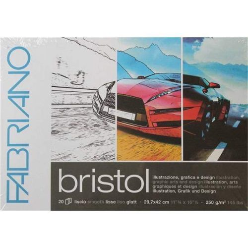 Fabriano Bristol rajztömb, 29,7x42 cm (A3)