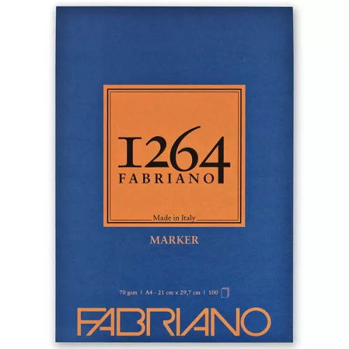 Fabriano 1264 marker papírtömb - több méretben, 21x29,7 cm (A4)
