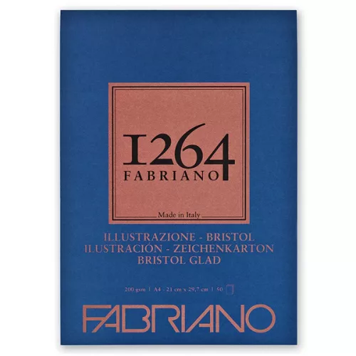 Fabriano 1264 Bristol tömb - több méretben, 29,7x42 cm (A3)