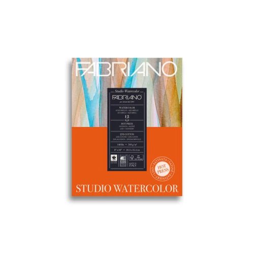 Fabriano Watercolour Studio akvarell tömb 200 g/m², több méretben, 28,3x35,6 cm