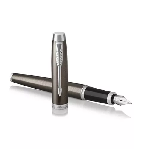 PARKER Royal IM töltőtoll - Sötét barna, ezüst