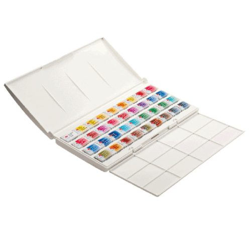 St. Petersburg White Nights 36 db-os akvarellfesték készlet, műanyag dobozban