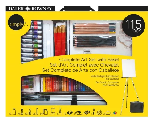 Daler-Rowney Simply művészkészlet - 115 db