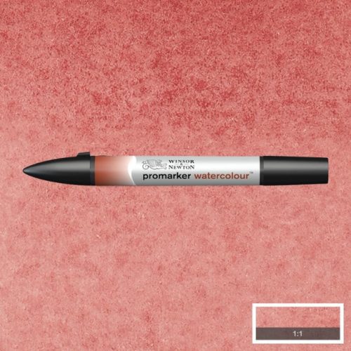 Winsor & Newton Promarker kétvégű akvarell ecsetfilc, 061 Burnt Red