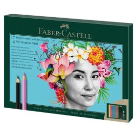   Faber-Castell Polychromos & Pitt Graphite Matt készlet - 23 db