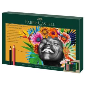   Faber-Castell Polychromos & Pitt Graphite Matt készlet - 50 db