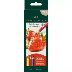   Faber-Castell Polychromos művész színesceruza készlet, 3 db-os - Eper