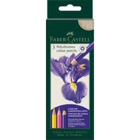   Faber-Castell Polychromos művész színesceruza készlet, 3 db-os - Írisz