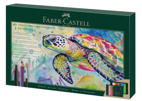 Faber-Castell Albrecht Dürer akvarell és Pitt Artist toll készlet - 40 + 5 db