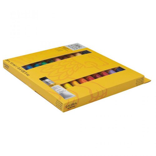 Winsor & Newton Galeria akrilfesték, 12 ml - 20 darabos készlet