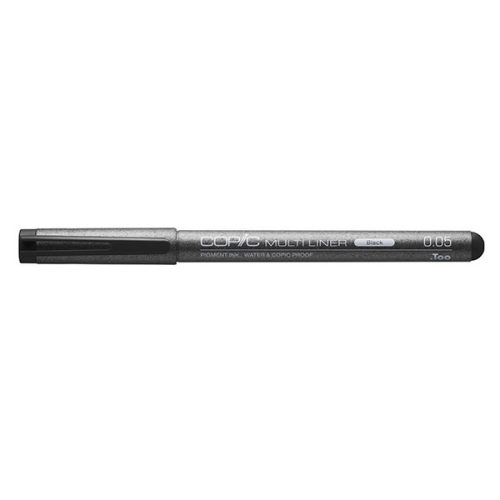 Copic Multiliner Classic marker, fekete - több méretben, 0,1 mm