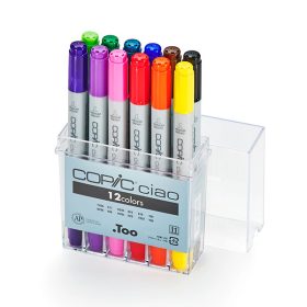 Copic Ciao alkoholos marker, 12 db-os készlet