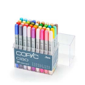   Copic Ciao alkoholos marker, 36 darabos 'C' készlet