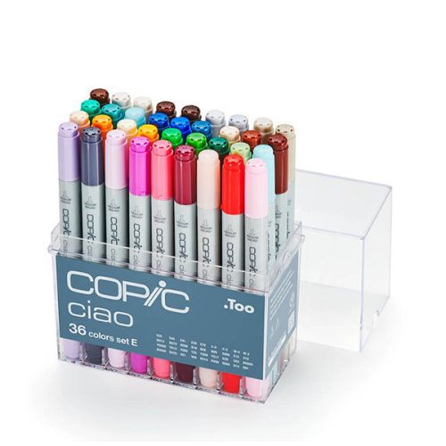 Copic Ciao alkoholos marker, 36 darabos 'E' készlet