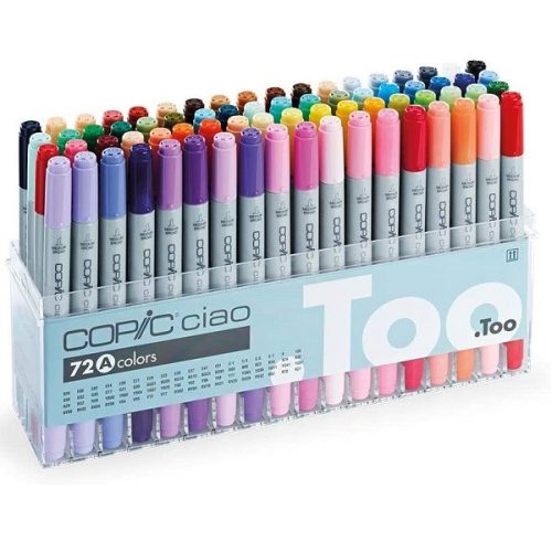 Copic Ciao alkoholos marker, 72 db-os készlet (A)