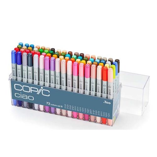 Copic Ciao alkoholos marker, 72 db-os készlet (B)