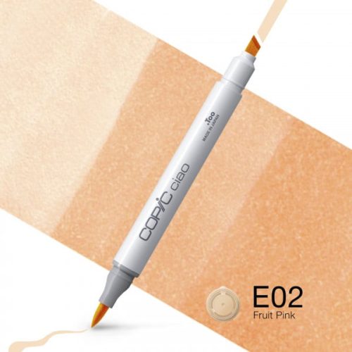 Copic Ciao kétvégű alkoholos marker, színenként, E02- Fruit Pink