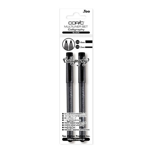 Copic Multiliner vágott végű filc - 2 darabos készlet