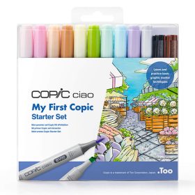 Copic Ciao alkoholos marker, 12 db-os kezdőkészlet